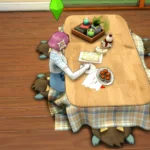 LIN-DIAN Kawaii Toasty Kotatsu Table