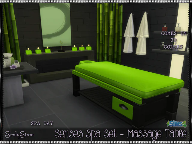 Recolors: Spa Day Massage Table