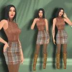 TURTLENECK & MINI SKIRT OUTFIT