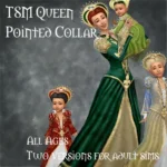 TSM Royal Queen Pointed Collar Dress for All Ages