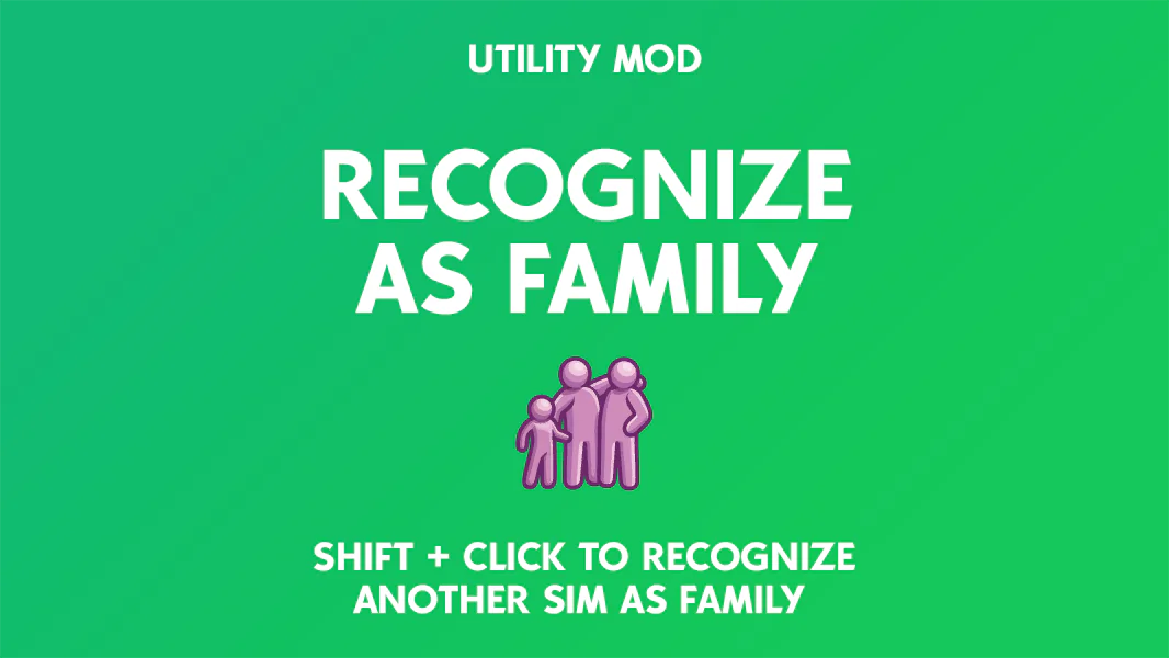 Recognize as Family