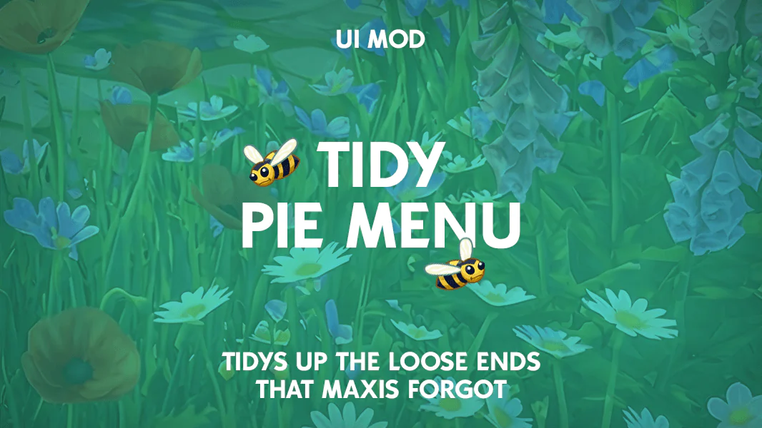 Tidy Pie Menu