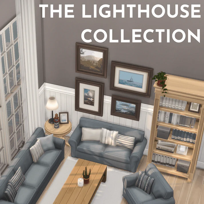 THE LIGHTHOUSE COLLECTION - a coastal inspired living room set - by charly pancakes