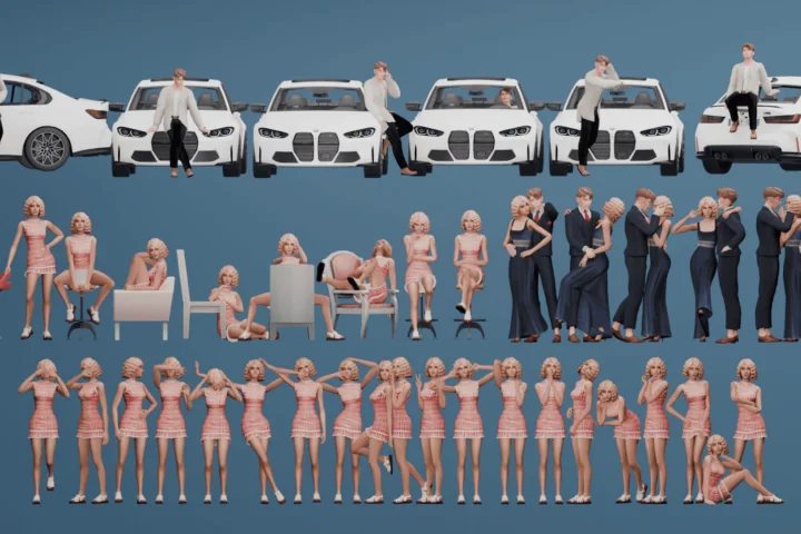 SnootySims Poses Mega Pack