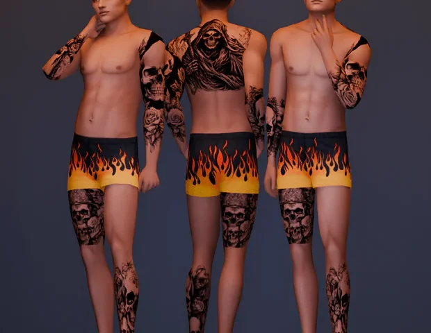 Skullz Tattoo Set