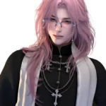 LIN-DIAN Lensless glasses with chain