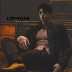 LIN-DIAN Men's two-piece sequin suit