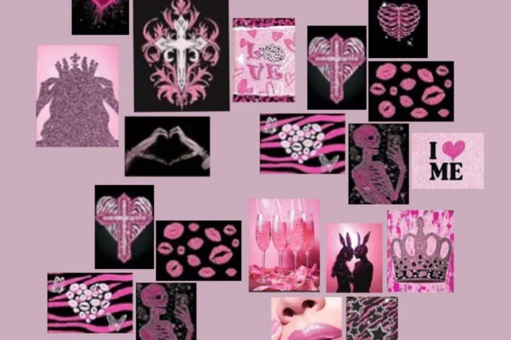 Grunge Glam - Y2K Posters - Wall Stickers
