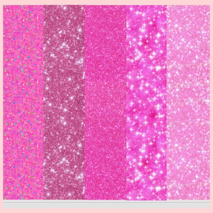 Bold Glam - Pink Glitter Collection - Wallpaper Set
