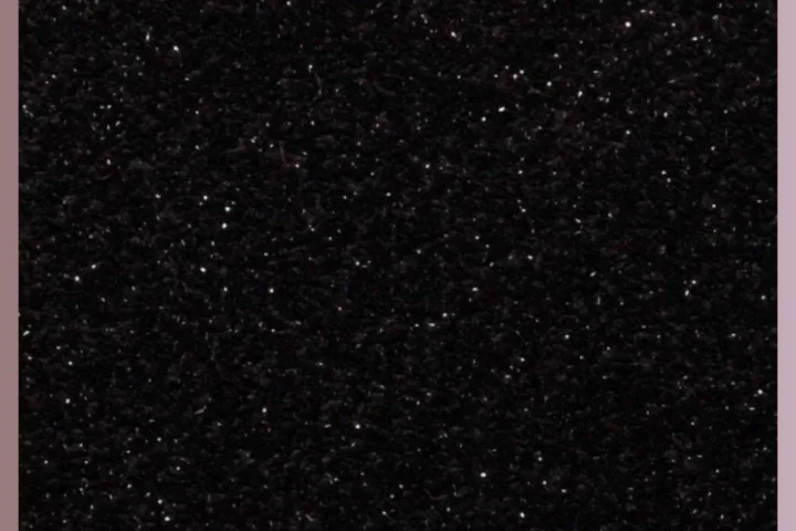 ✨ Black Glitter Plush Carpet ✨