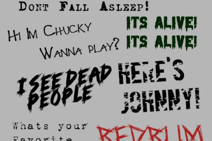 Horror Movie Quotes - Wall Decals