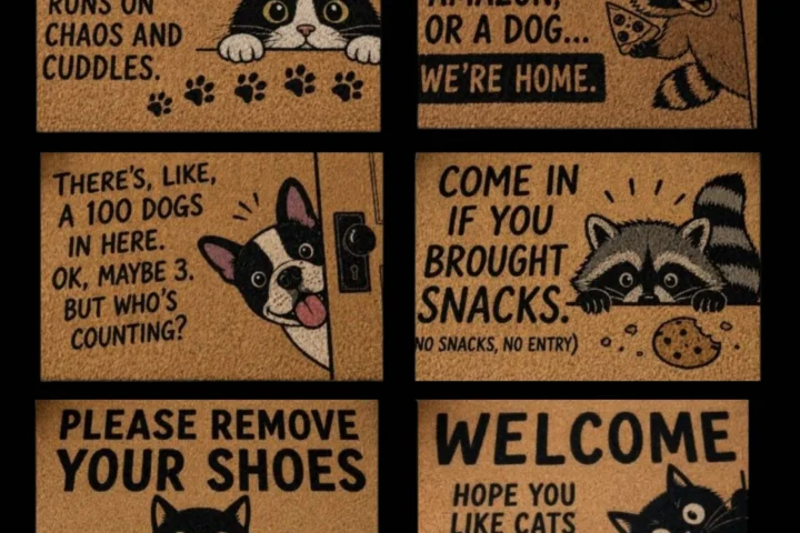 Cute & Funny Animal Doormats - Welcome Mats