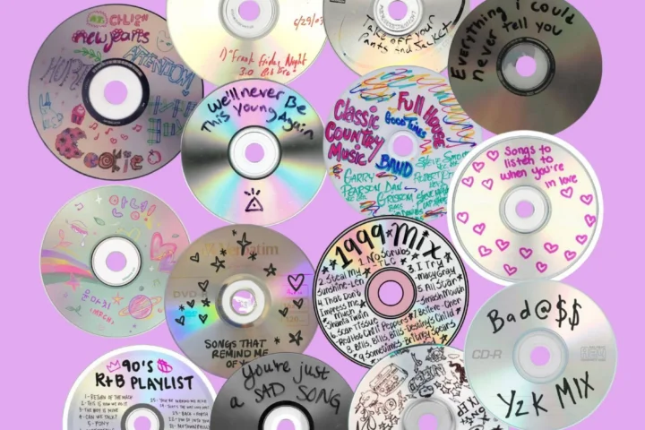 💿✨Nostalgic Y2K Baddies Burned CD Collection - Wall Decal 💿✨
