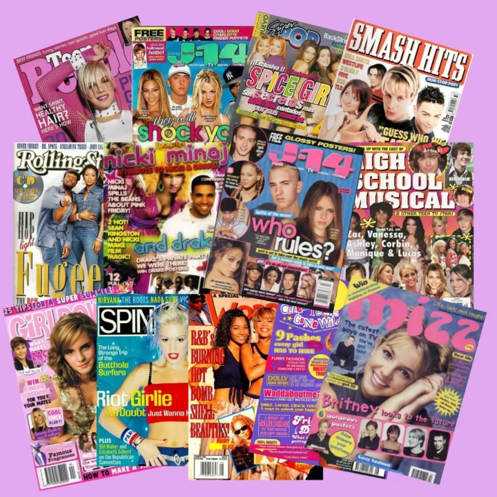 💿📀Y2K Nostalgia Magazines - Poster Set 📀💿