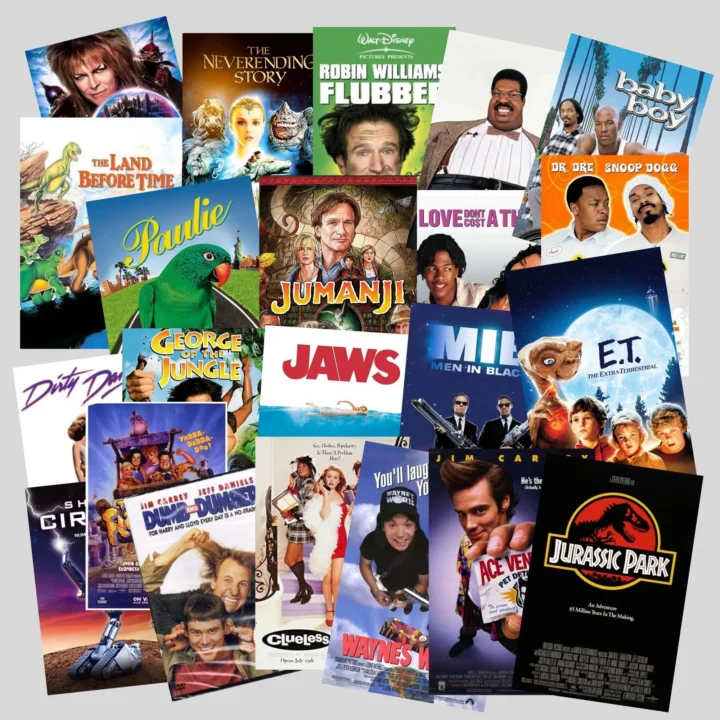 Nostalgic Movie Posters Set