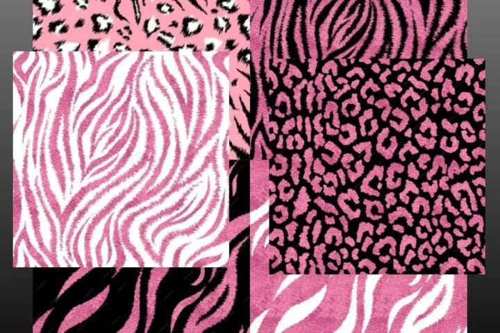 Y2K Pink Hot Girl Glam - Animal Print Carpeting