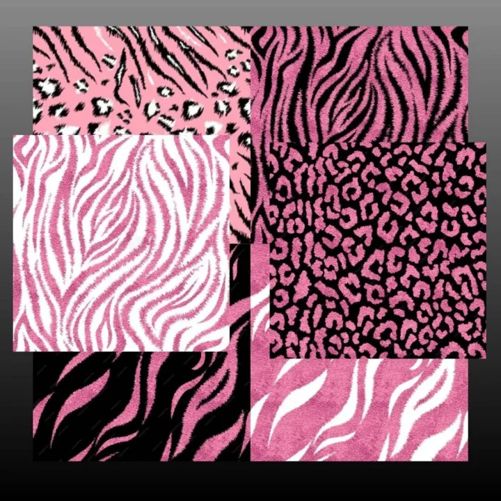 Y2K Pink Hot Girl Glam - Animal Print Carpeting