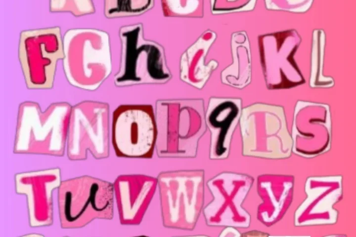 Magazine Cut-Outs - Alphabet - Part 1