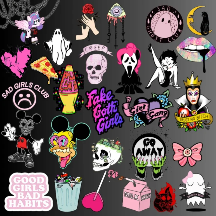 Edgy Set - Decal Stickers