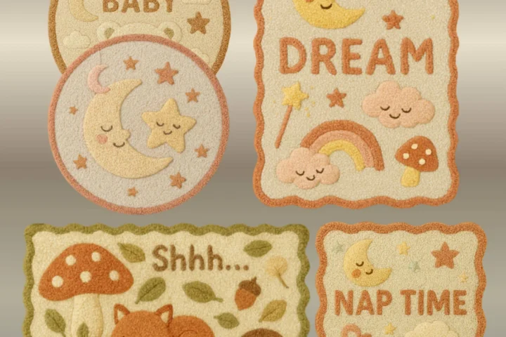 Cute Baby Rugs / Nursery Decor
