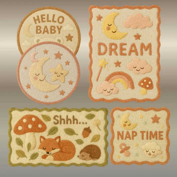 Cute Baby Rugs / Nursery Decor