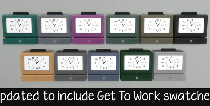 Punch Clock Wall Decor