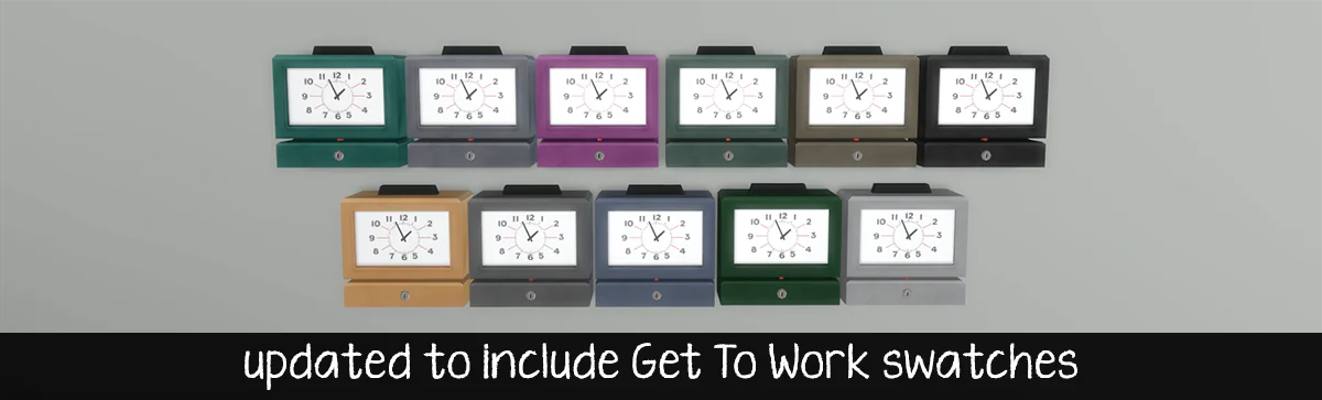 Punch Clock Wall Decor
