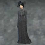 Victorian Bustle Dresses, Remade, with accessories
