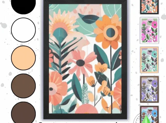 Vectoral Flowers Art