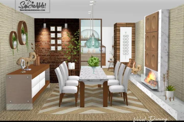 Velvet Dining Set 🍽
