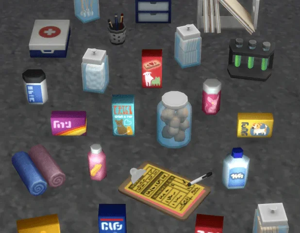 Vet Clinic Clutter