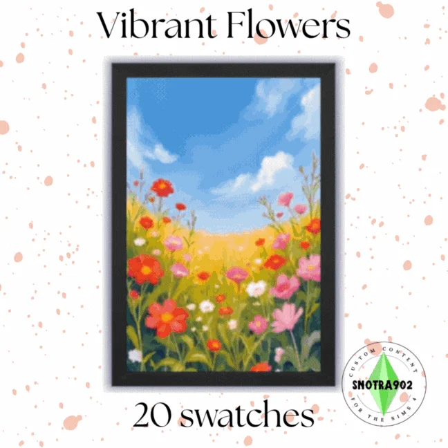 Vibrant flowers