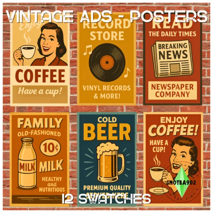 Vintage Ads - Posters