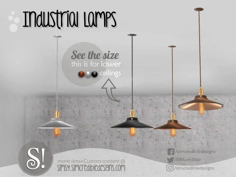 Vintage Pendants - Industrial Lamps 💡