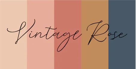 Coolors Custom Palette Wallpapers – Vintage Rose