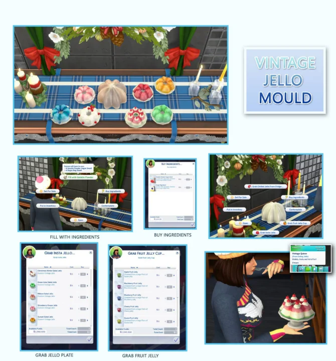 Functional Vintage Mini Jello Mould