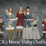 CK3 Norse Visby Clothing Set for All in the Family
