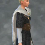 CK3 Norse Visby Fur Cape