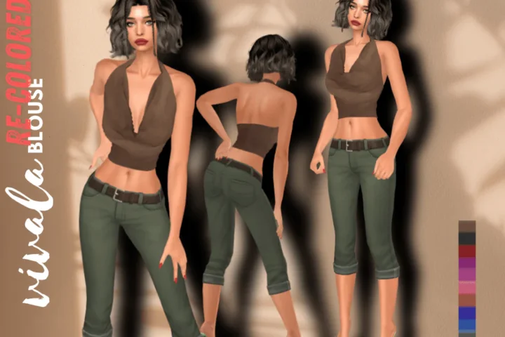 VIVALA BLOUSE RE-COLORED