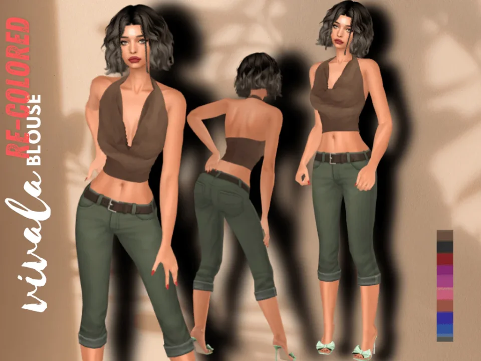 VIVALA BLOUSE RE-COLORED