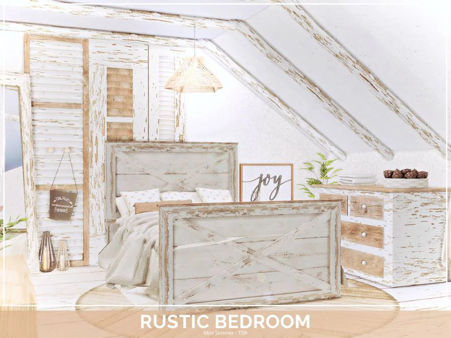 Rustic Bedroom by MS