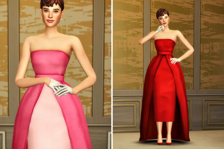Sabrina Ball Gown (Solid Color) - For Audrey IV