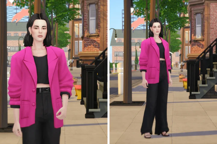 Taylor Jacket & Belted Trousers Set - Urban City