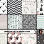 Scandinavian wallpapers.