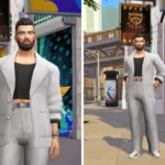 Taylor Jacket & Belted Trousers Set - Urban City