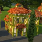Medieval Old Town Hood Deco Houses - Weaver Set