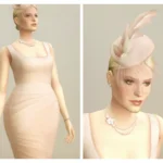 Lady of Dress & Hat