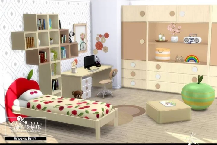 Wanna Bite ? 🍎 - Kids Bedroom