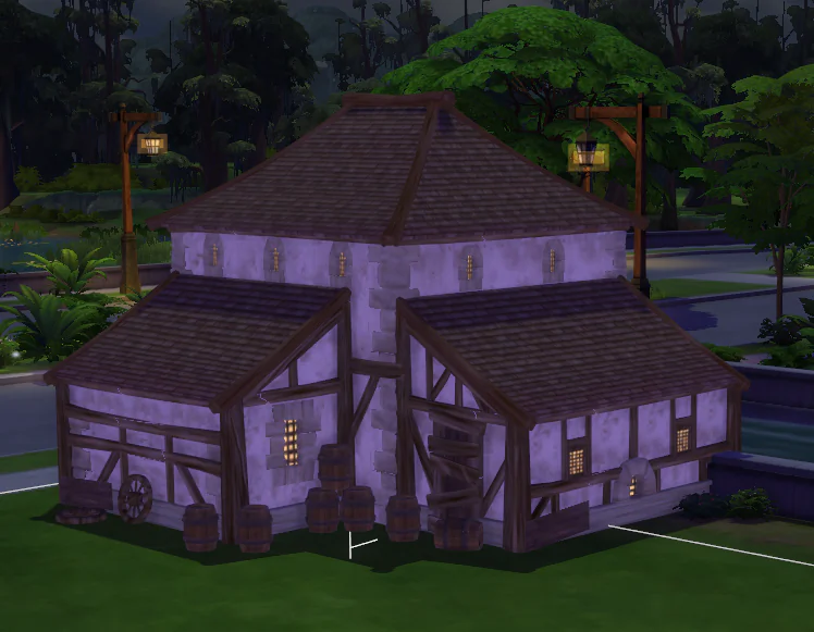 TSM Water Wheel Mill Hood Deco