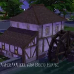 TSM Water Wheel Mill Hood Deco